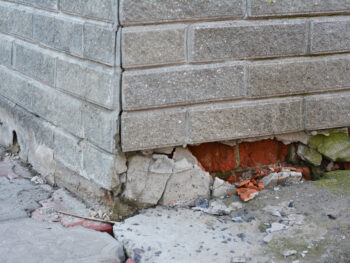 Foundation of home cracking showcasing that you need Foundation repair by East Texas Slab Masters
