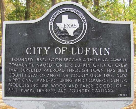 city of lufkin historic sign